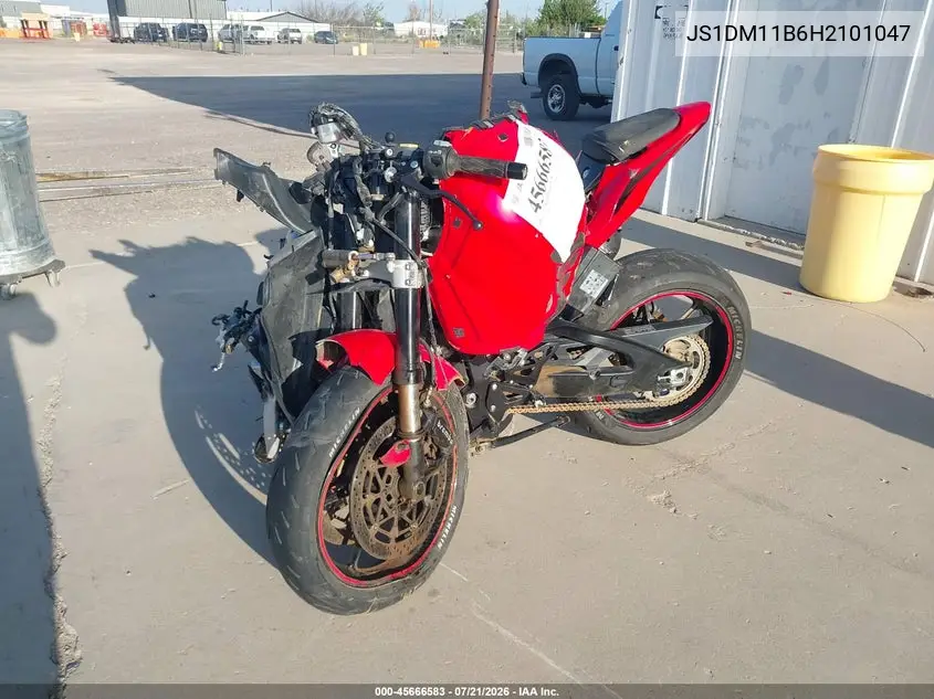 2017 Suzuki Gsx-R1000 VIN: JS1DM11B6H2101047 Lot: 45666583