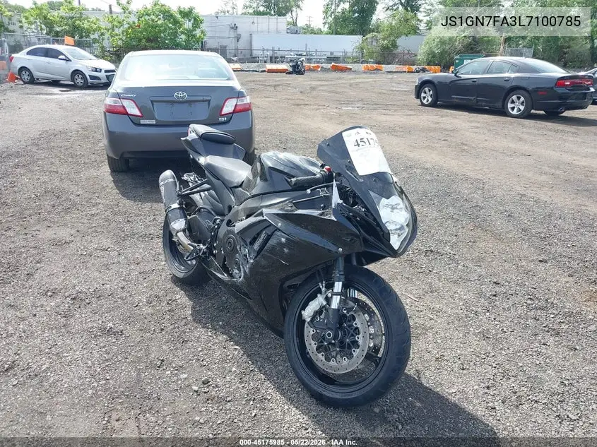 2020 Suzuki Gsx-R600 VIN: JS1GN7FA3L7100785 Lot: 45175985