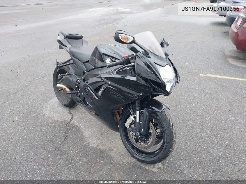 2020 Suzuki Gsx-R600 VIN: JS1GN7FA9L7100256 Lot: 45561393