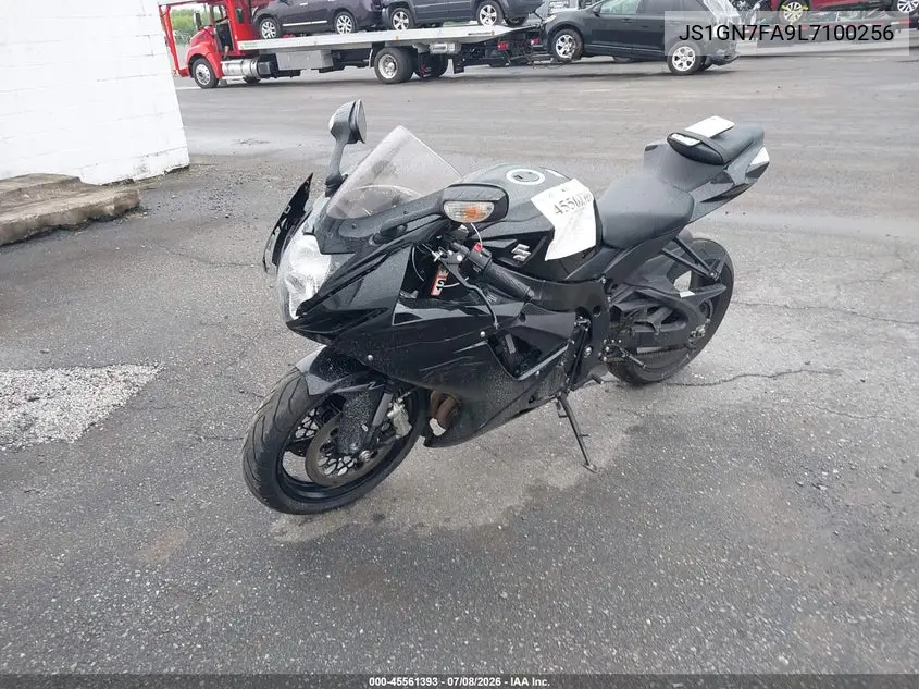 2020 Suzuki Gsx-R600 VIN: JS1GN7FA9L7100256 Lot: 45561393