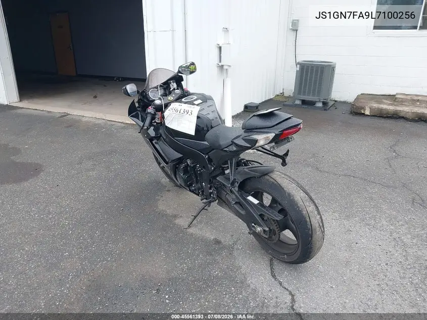 2020 Suzuki Gsx-R600 VIN: JS1GN7FA9L7100256 Lot: 45561393