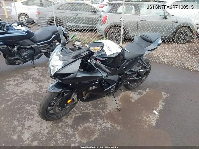 2024 Suzuki Gsx-R600 VIN: JS1GN7FA6R7100515 Lot: 43864364