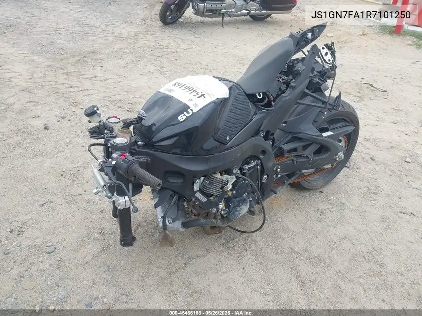 2024 Suzuki Gsx-R600 VIN: JS1GN7FA1R7101250 Lot: 45466168