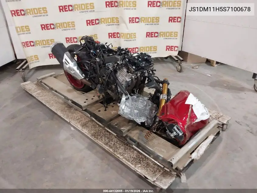 2025 Suzuki Gsx-R1000 R VIN: JS1DM11H5S7100678 Lot: 44132005
