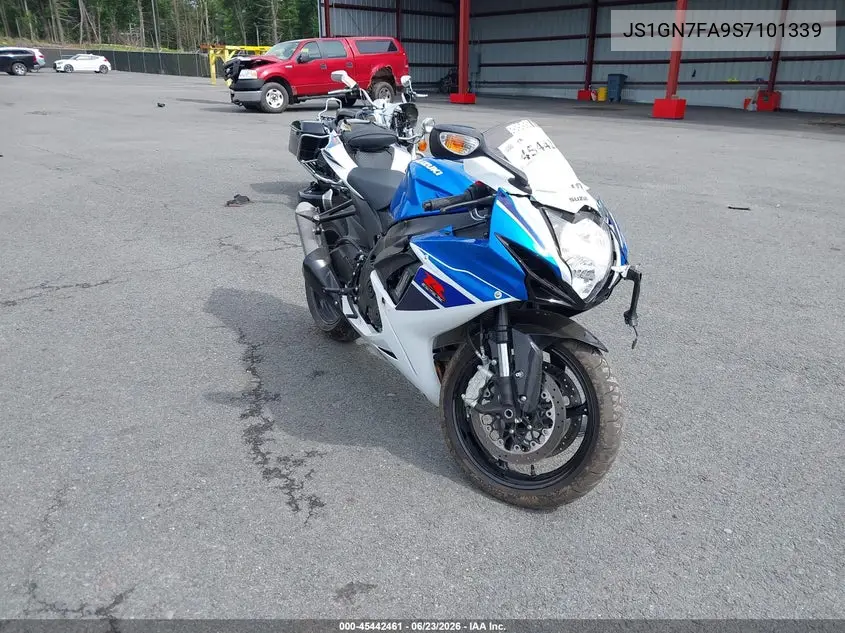 2025 Suzuki Gsx-R600 VIN: JS1GN7FA9S7101339 Lot: 45442461