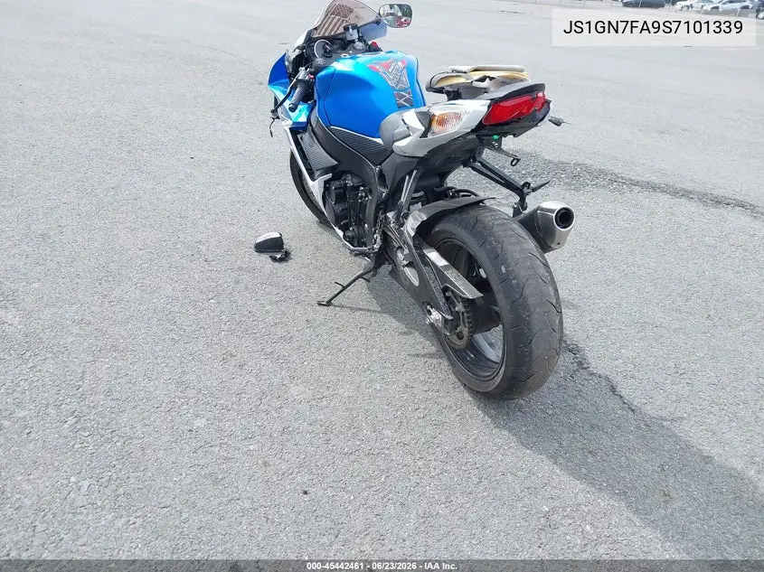 2025 Suzuki Gsx-R600 VIN: JS1GN7FA9S7101339 Lot: 45442461