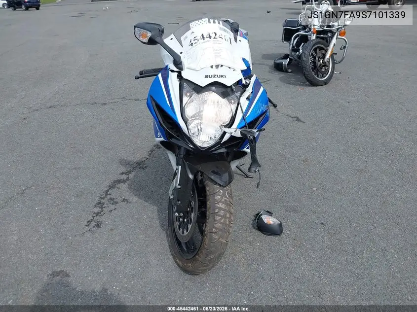 2025 Suzuki Gsx-R600 VIN: JS1GN7FA9S7101339 Lot: 45442461