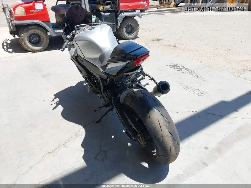 2025 Suzuki Gsx-R1000 VIN: JS1DM11F1S7100143 Lot: 45581329