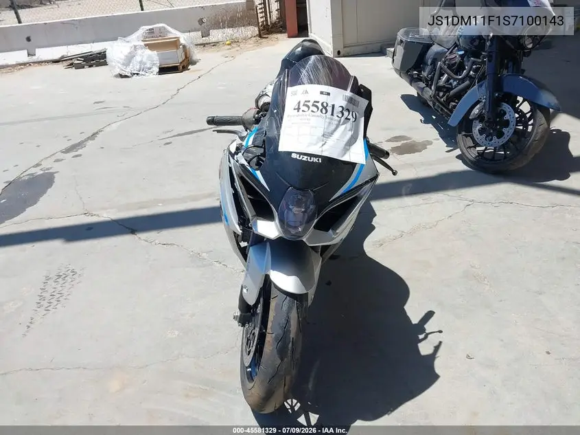 2025 Suzuki Gsx-R1000 VIN: JS1DM11F1S7100143 Lot: 45581329