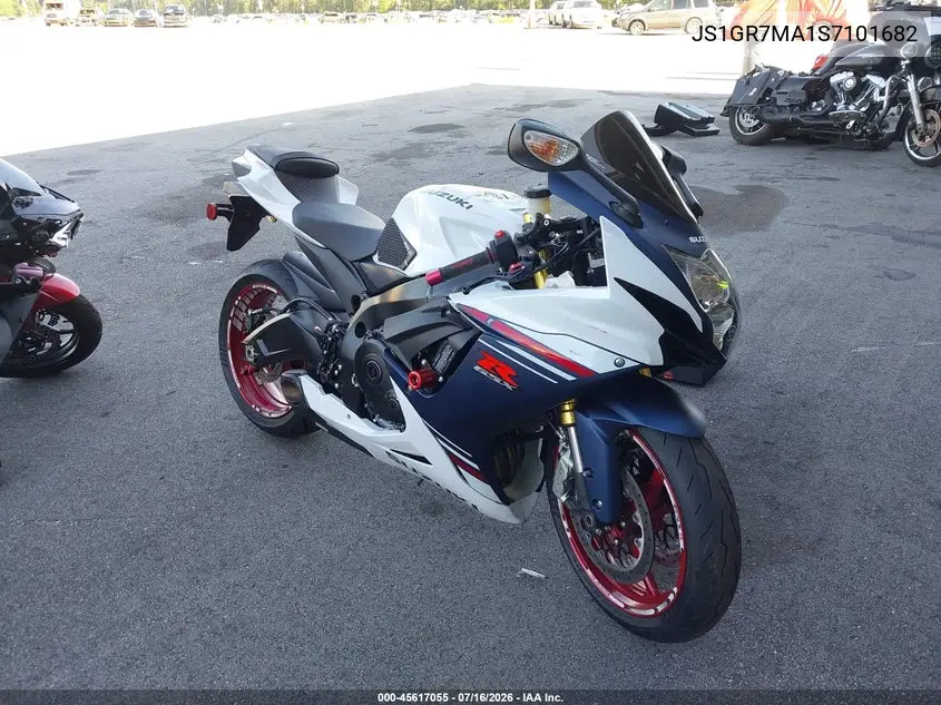 2025 Suzuki Gsx-R750 VIN: JS1GR7MA1S7101682 Lot: 45617055