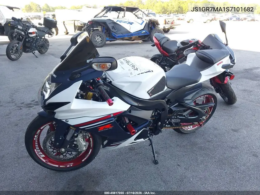 2025 Suzuki Gsx-R750 VIN: JS1GR7MA1S7101682 Lot: 45617055