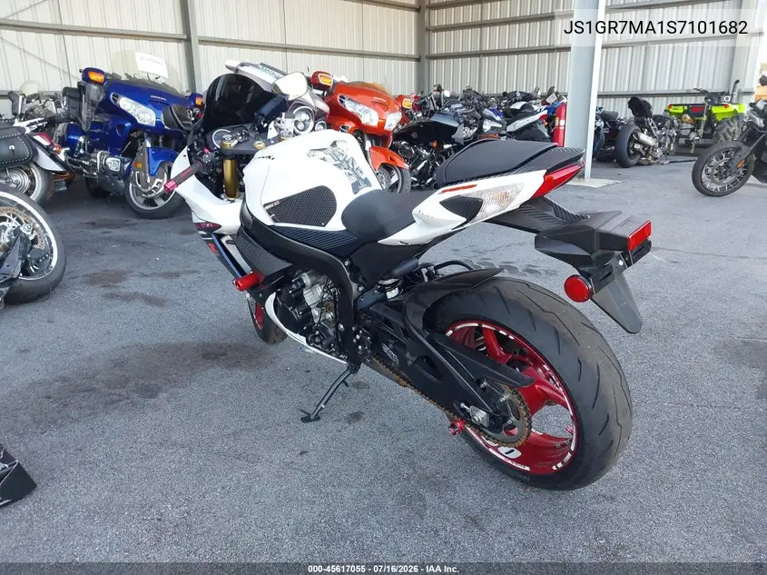 2025 Suzuki Gsx-R750 VIN: JS1GR7MA1S7101682 Lot: 45617055