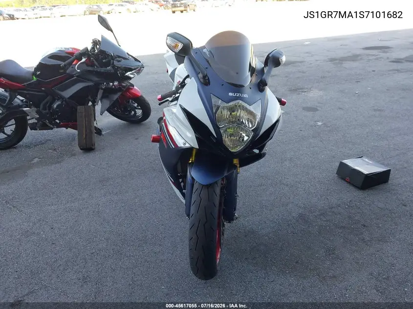 2025 Suzuki Gsx-R750 VIN: JS1GR7MA1S7101682 Lot: 45617055