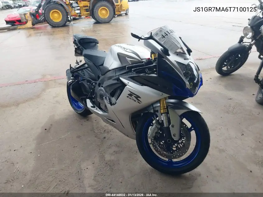 2026 Suzuki Gsx-R750 VIN: JS1GR7MA6T7100125 Lot: 44148532