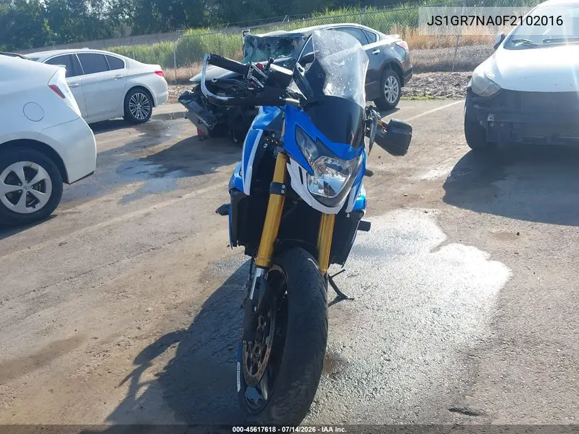 2015 Suzuki Gsx-S750 VIN: JS1GR7NA0F2102016 Lot: 45617618