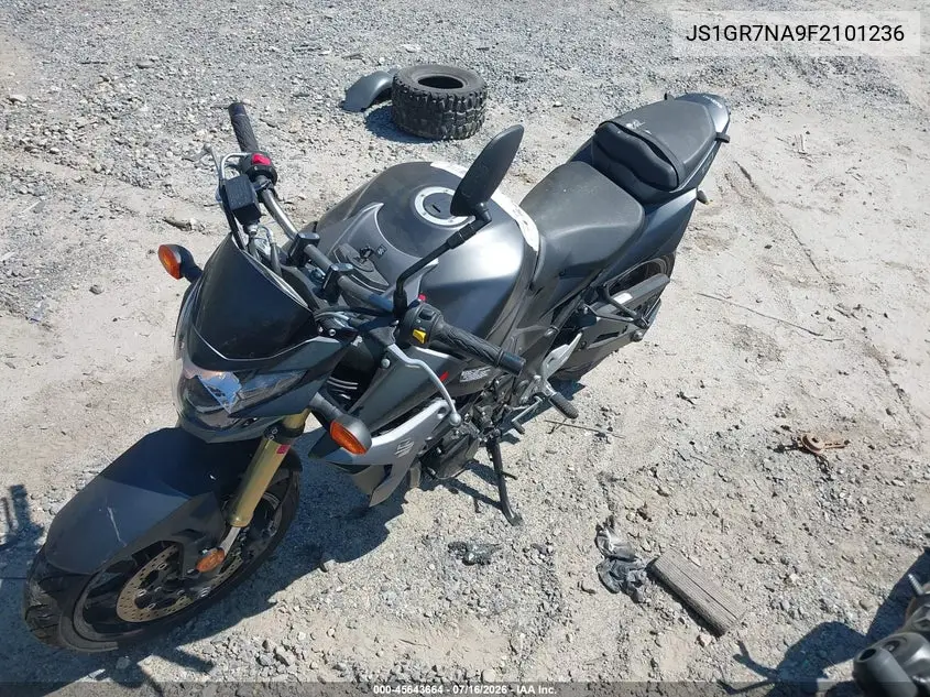 2015 Suzuki Gsx-S750 VIN: JS1GR7NA9F2101236 Lot: 45643664