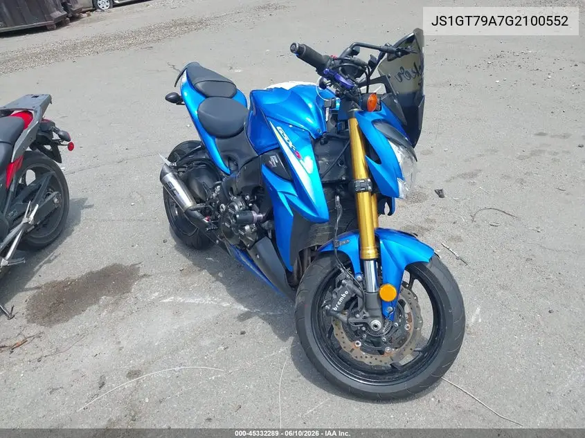 2016 Suzuki Gsx-S1000 VIN: JS1GT79A7G2100552 Lot: 45332289