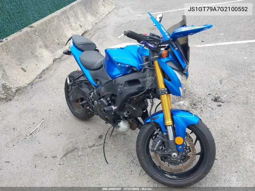 2016 Suzuki Gsx-S1000 VIN: JS1GT79A7G2100552 Lot: 45692487