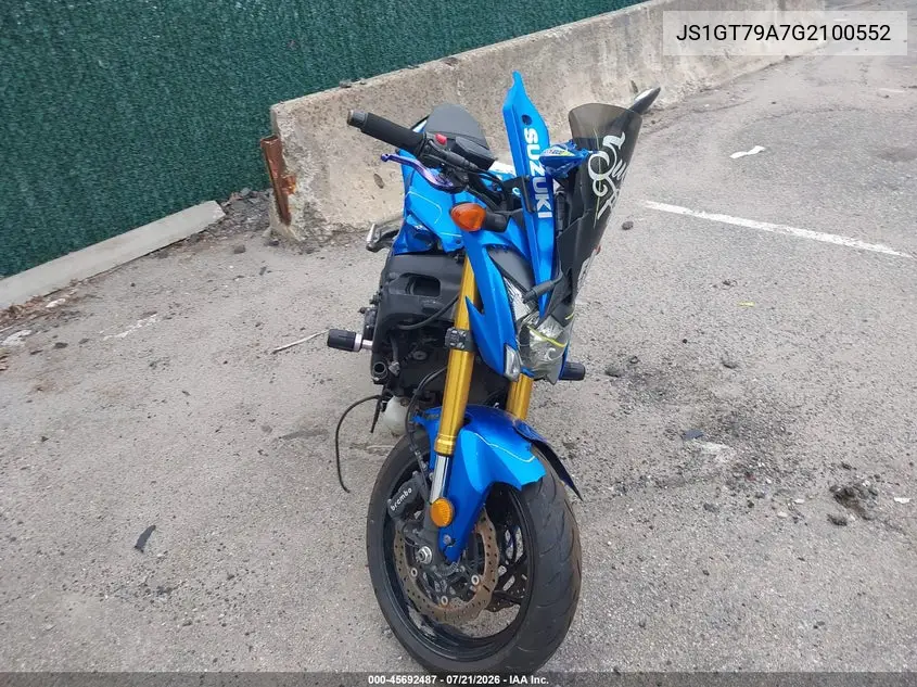 2016 Suzuki Gsx-S1000 VIN: JS1GT79A7G2100552 Lot: 45692487