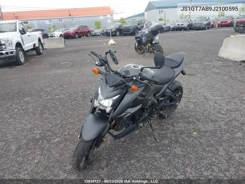 2018 Suzuki Gsx-S1000A VIN: JS1GT7AB9J2100595 Lot: 12638127