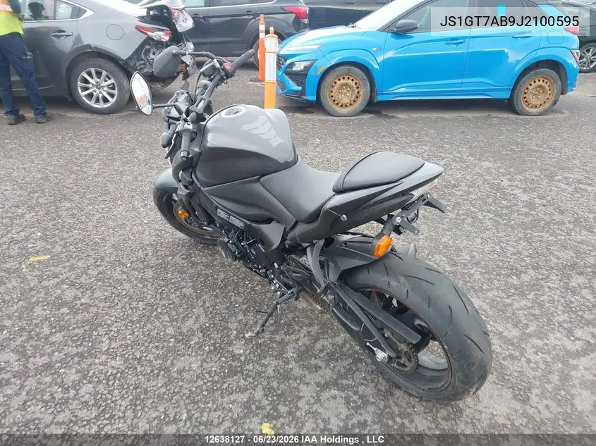 2018 Suzuki Gsx-S1000A VIN: JS1GT7AB9J2100595 Lot: 12638127
