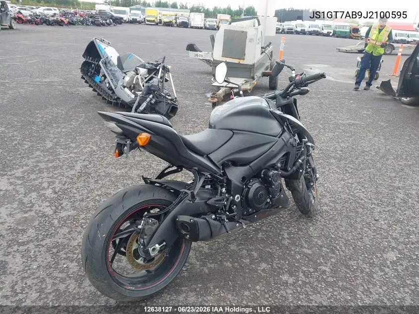 2018 Suzuki Gsx-S1000A VIN: JS1GT7AB9J2100595 Lot: 12638127
