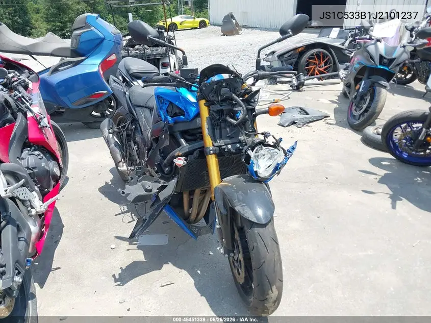 2018 Suzuki Gsx-S750 M/Z VIN: JS1C533B1J2101237 Lot: 45451339