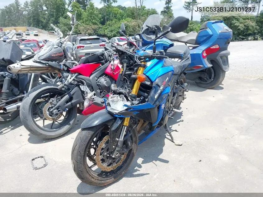 2018 Suzuki Gsx-S750 M/Z VIN: JS1C533B1J2101237 Lot: 45451339