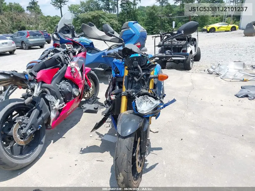 2018 Suzuki Gsx-S750 M/Z VIN: JS1C533B1J2101237 Lot: 45451339