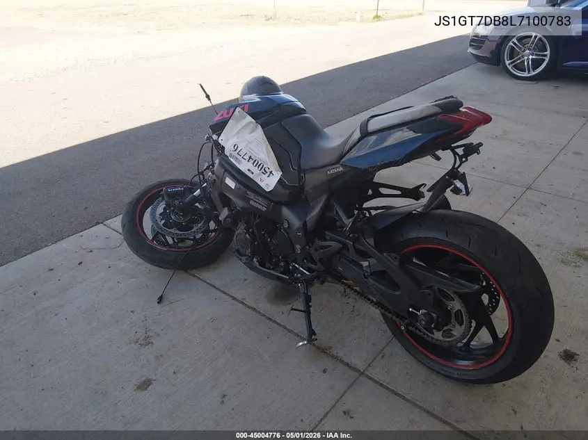 2020 Suzuki Gsx-S 1000Sm VIN: JS1GT7DB8L7100783 Lot: 45004776