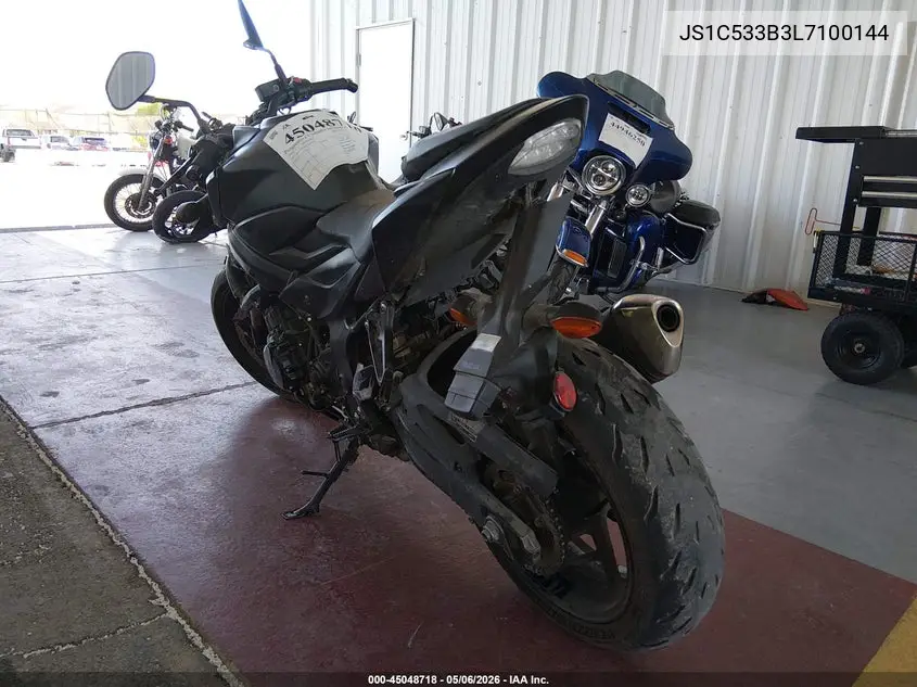 2020 Suzuki Gsx-S750 M/Z VIN: JS1C533B3L7100144 Lot: 45048718