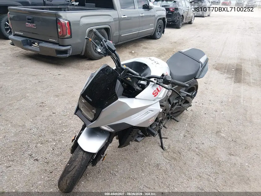 2020 Suzuki Gsx-S 1000Sm VIN: JS1GT7DBXL7100252 Lot: 45492827
