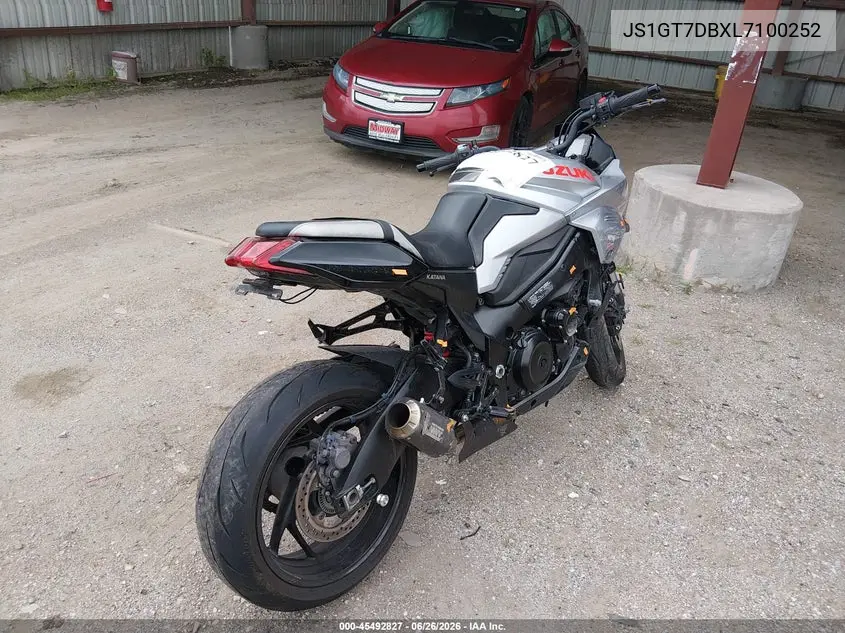 2020 Suzuki Gsx-S 1000Sm VIN: JS1GT7DBXL7100252 Lot: 45492827