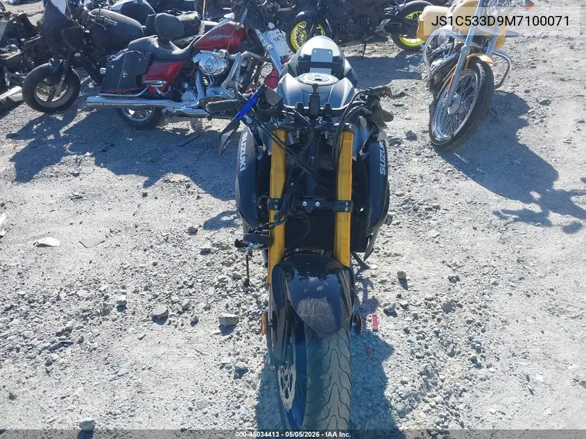 2021 Suzuki Gsx-S750 M/Z VIN: JS1C533D9M7100071 Lot: 45034413