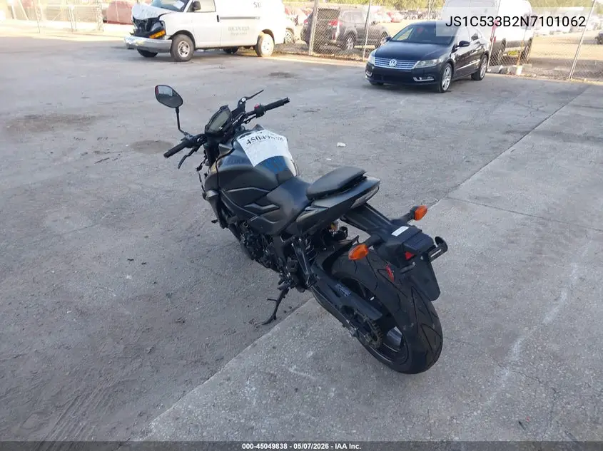 2022 Suzuki Gsx-S750 M/Z VIN: JS1C533B2N7101062 Lot: 45049838