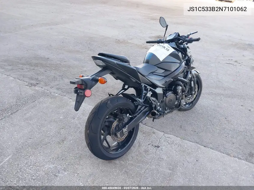 2022 Suzuki Gsx-S750 M/Z VIN: JS1C533B2N7101062 Lot: 45049838