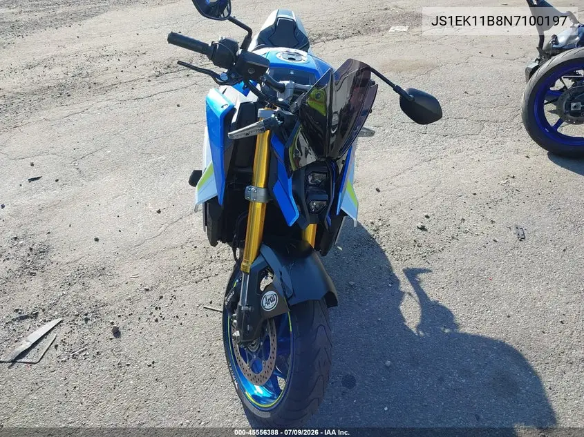 2022 Suzuki Gsx-S1000 A VIN: JS1EK11B8N7100197 Lot: 45556388