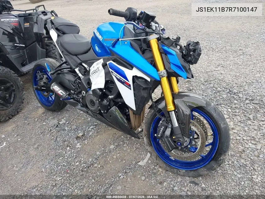 2024 Suzuki Gsx-S1000 A VIN: JS1EK11B7R7100147 Lot: 45550438