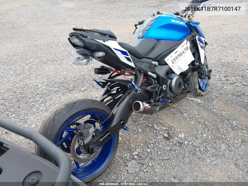 2024 Suzuki Gsx-S1000 A VIN: JS1EK11B7R7100147 Lot: 45550438