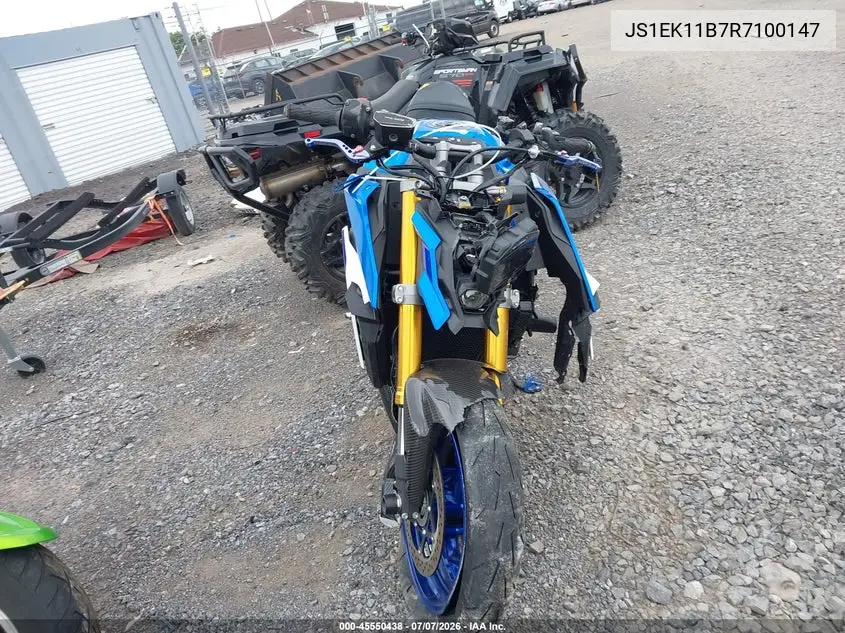 2024 Suzuki Gsx-S1000 A VIN: JS1EK11B7R7100147 Lot: 45550438
