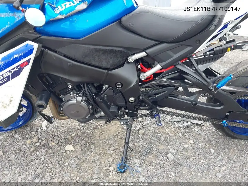 2024 Suzuki Gsx-S1000 A VIN: JS1EK11B7R7100147 Lot: 45550438