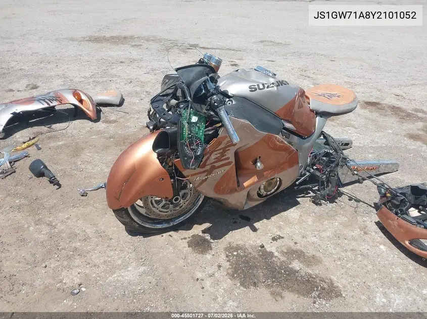 2000 Suzuki Gsx1300 R VIN: JS1GW71A8Y2101052 Lot: 45501727