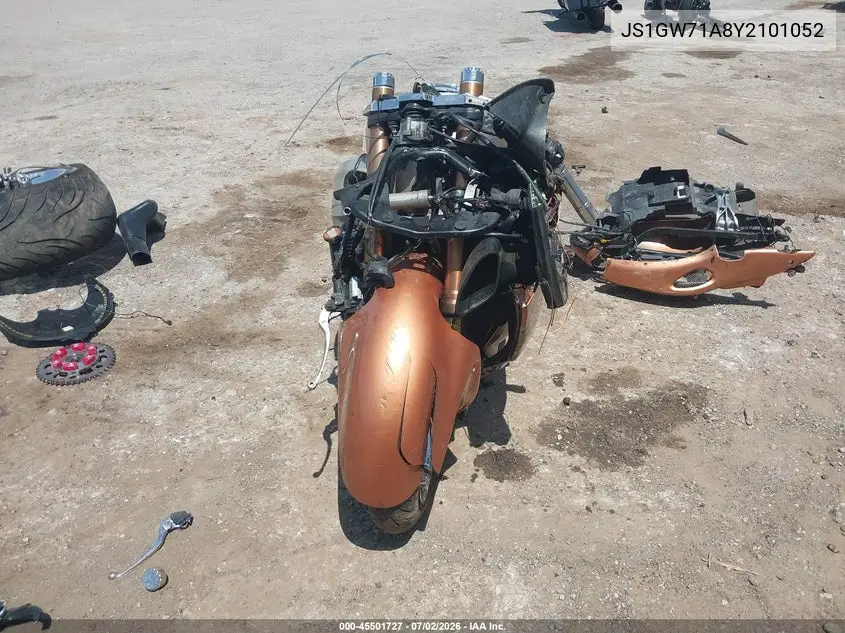 2000 Suzuki Gsx1300 R VIN: JS1GW71A8Y2101052 Lot: 45501727