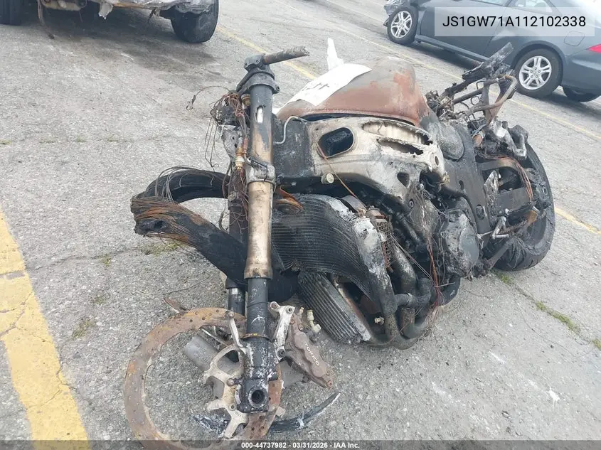 2001 Suzuki Gsx1300 R VIN: JS1GW71A112102338 Lot: 44737982