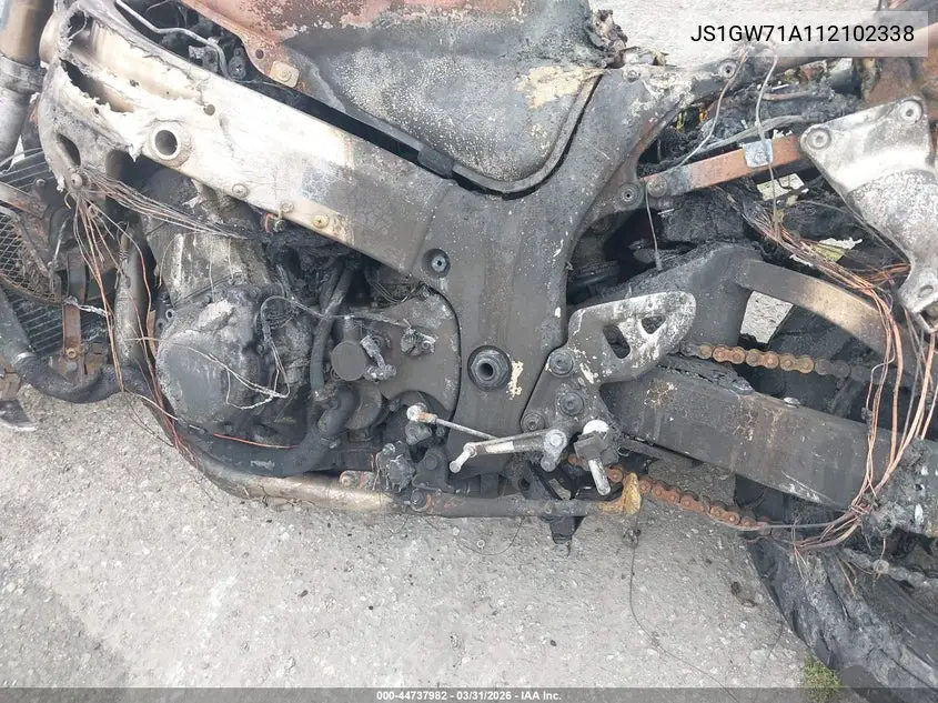 2001 Suzuki Gsx1300 R VIN: JS1GW71A112102338 Lot: 44737982