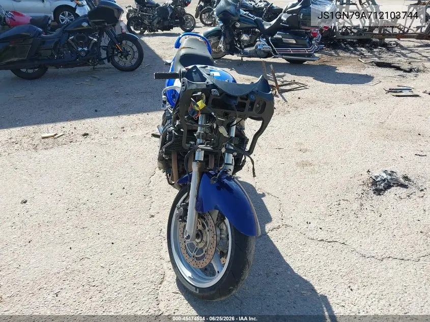 2001 Suzuki Gsx600 F VIN: JS1GN79A712103744 Lot: 45474534