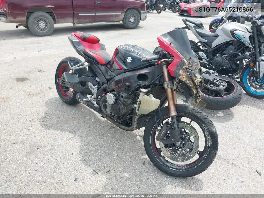 2005 Suzuki Gsx-R1000 VIN: JS1GT76A652108661 Lot: 45124534