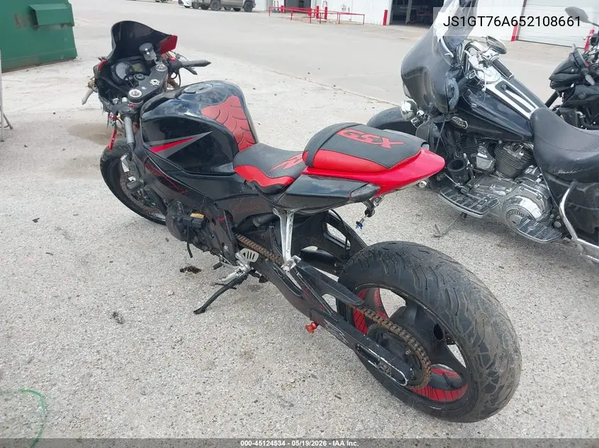 2005 Suzuki Gsx-R1000 VIN: JS1GT76A652108661 Lot: 45124534