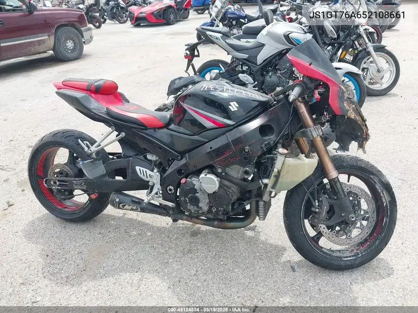 2005 Suzuki Gsx-R1000 VIN: JS1GT76A652108661 Lot: 45124534