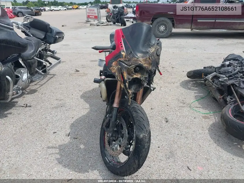 2005 Suzuki Gsx-R1000 VIN: JS1GT76A652108661 Lot: 45124534